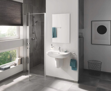 Настінний дозатор для рідкого мила Grohe, 300 мл, сріблястий