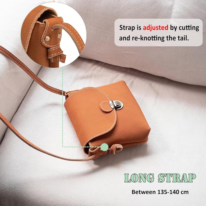 Маленька сумка через плече жіноча з замком, екошкіра, коричнева кросбоді для дівчат, сумка для телефону