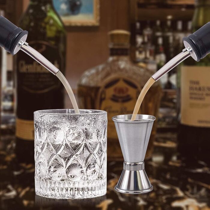 Виливний носик для пляшок Newk, нержавіюча сталь, 12 шт., класичний конічний вилив з гумовими ковпачками