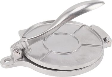 Пресс для тортилій, роті, кесадільї, 16 см, сріблястий