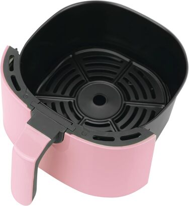 JOCCA аерофритюрниця 3,8 л, без олії, 1450 Вт, LED сенсор, енергозберігаюча, рожева