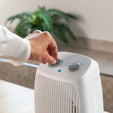 Теплая повітряна завіса (обігрівач) Cecotec ReadyWarm 2070 Max Force, 2000 Вт, 3 режими роботи (охолодження/тепло/жар), з осциляцією та автоматичним вимкненням, білий