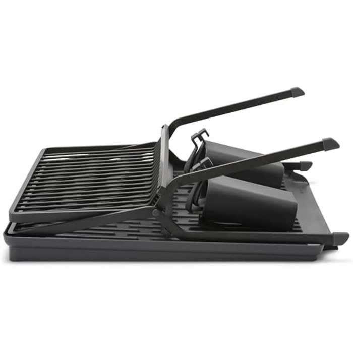 Brabantia Folding Dish Drainer (L, Dark Grey)