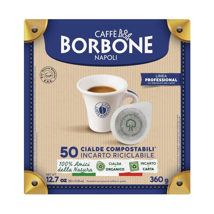 Кава в пoдах Caffe Borbone Miscela Blu (Синя суміш), ESE 44мм, солодка, 300 шт.