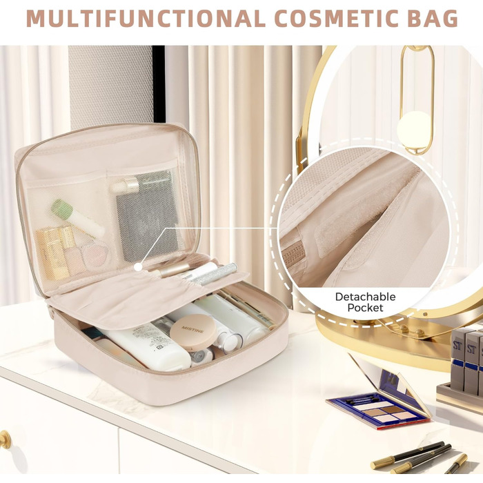 Набір органайзерів для валізи BAGAIL (8 шт.) - кубики для пакування, набір для подорожей, бежевий колір