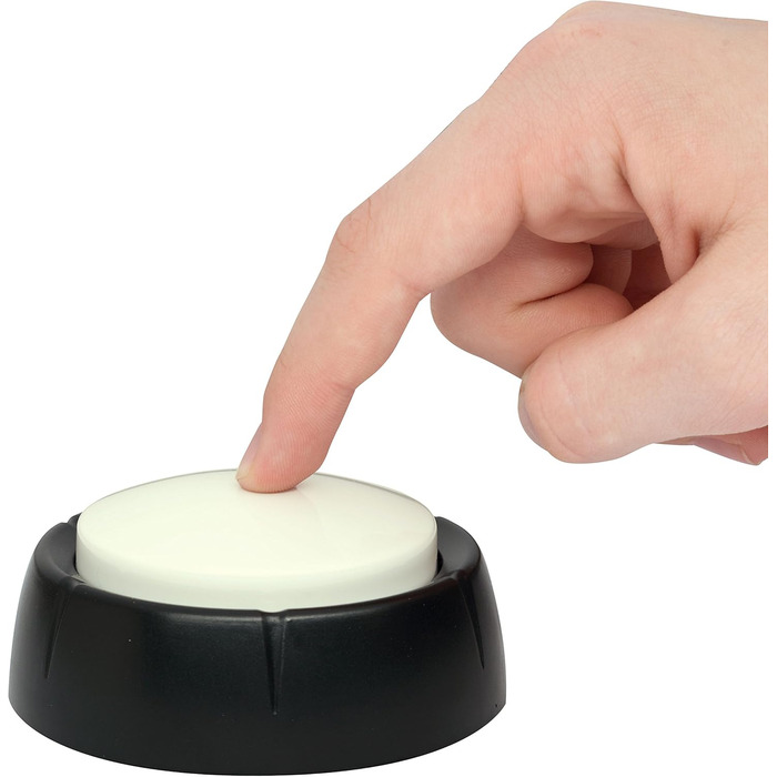Cirbic Large Talking Clock for Blinds - Announces Time, Date, and Day of the Week. Perfect for the Visually Impaired, Elderly, and Hearing Aid Users (white)