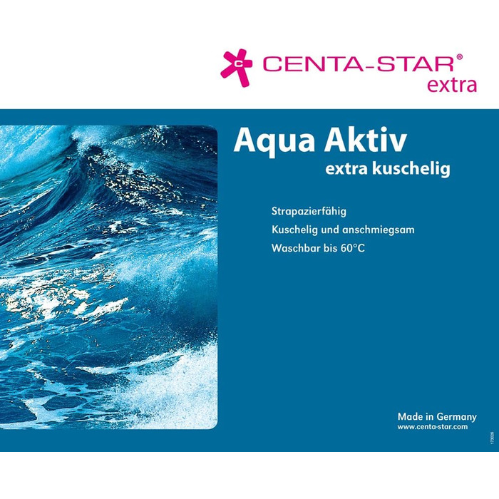 Ковдра всесезонна Centa-Star Extra Aqua Aktiv 155x220 см, біла