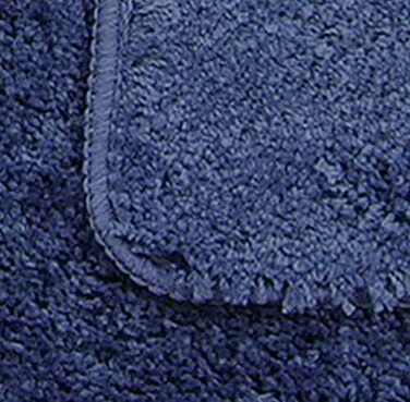 Brandsseller Bath Mat Set - 2 Piece Set (50x80cm & 45x50cm) - Green & Blue