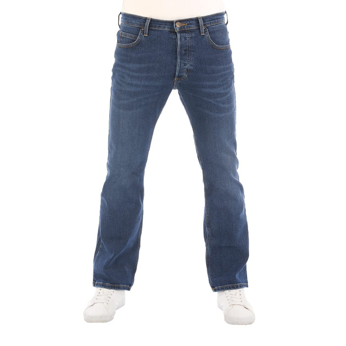 Чоловічі джинси Lee Denver Bootcut Stretch Denim блакитні (36W/30L, Aged Alva) - оригінал