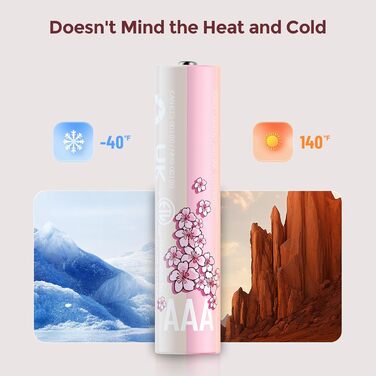 Імуто Акумулятори Li-Ion AA, 8 шт. з зарядним пристроєм, 2500 мWh, висока ємність, 1.5V, 1600+ циклів, низький саморозряд