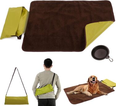 Водонепроникний килимок для тварин Bangminda 100x70 см з сумкою для подорожей та кемпінгу (для собак та котів)