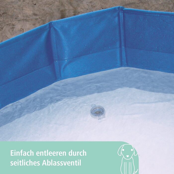 Басейн для собак Kerbl Hundepool, 80 x 20 см, 75 літрів