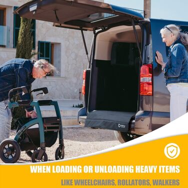 Захист для краю багажника автомобіля, розкладний, 96 x 63 см - захист від подряпин для собак та вантажів