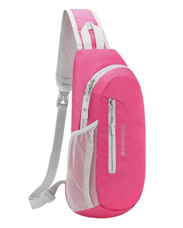 Сумка через плече для чоловіків та жінок, слинг-сумка, водонепроникна сумка через плече для подорожей, прогулянок, активного відпочинку, кросбоді-сумка, нагрудна сумка, спортивна сумка