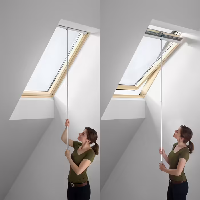 VELUX ZCT 200K Telescopic Rod, for attics, compatible with GGL/GGU VELUX roof windows and blinds, 100–180 cm