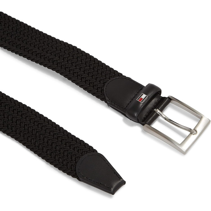 Чоловічий шкіряний ремінь Tommy Hilfiger New Adan Belt 3.5, чорний