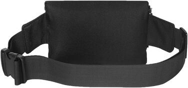 Поясна сумка на пояс для жінок та чоловіків, спортивна, водовідштовхувальна, чорна