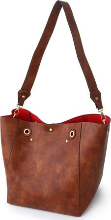 Жіноча шкіряна сумка-шопер велика (Dunkelblau) для студентів та роботи