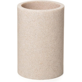 Тримач для зубних щіток Bora для ванної кімнати, полірезин, без BPA, бежевий, 13 x 9 x 1,9 см