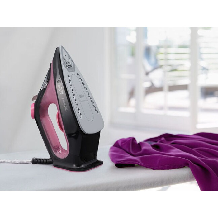 Праска Braun TexStyle 1 (суха та парова), керамічна підошва, 2000 Вт