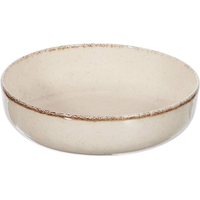 Сервіз Kutahya Porselen на 12 частин для 4 осіб: сучасний порцеляновий посуд кольору кориці. Включає: тарілки, супові тарілки та миски. Можна мити в посудомийній машині. Елегантний дизайн для щоденного використання та гостей.