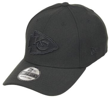 Кепка бейсбольна New Era NFL 39thirty Kansas City Chiefs чорна (S-M) - Офіційна ліцензія