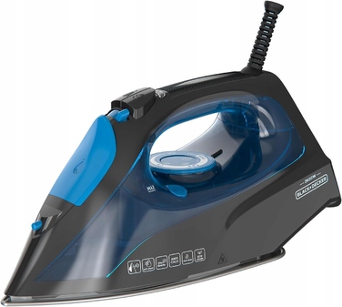 Парова праска BLACK&DECKER BXIR2605E 2600 Вт, потужний паровий удар