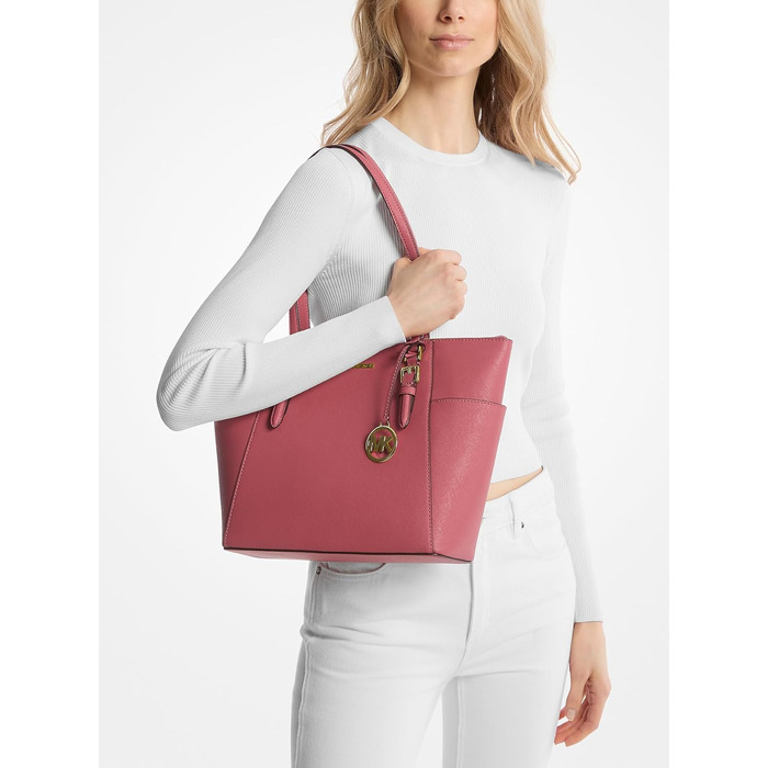 Сумка жіноча Michael Kors Jet Set Item Tote L (Світло-ягідний сорбет)