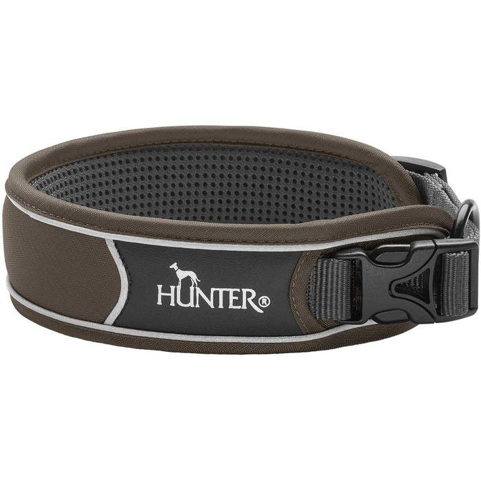 Нашийник для собак HUNTER DIVO, нейлон, світло-блакитний/сірий, розмір S