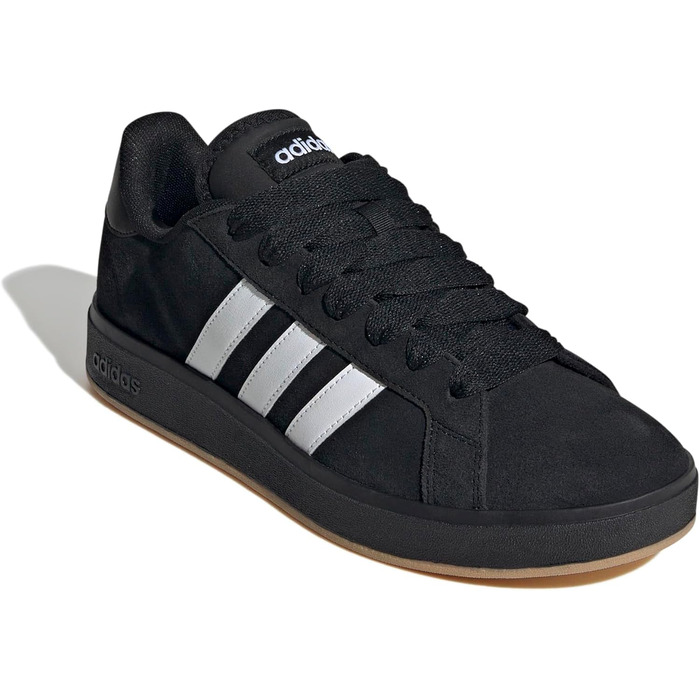 Кросівки Adidas Grand Court Base 00s Wildleder Core Black/Ftwr White/Gum, 43 1/3 EU, JQ6018