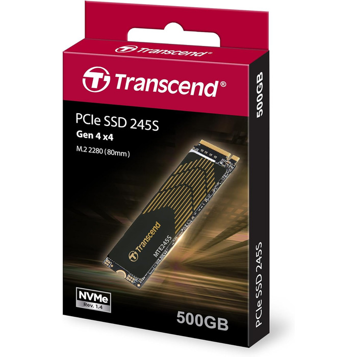 SSD Transcend MTE245S 500GB M.2 2280 PCIe Gen4 x4 NVMe - для комп'ютера та ноутбука