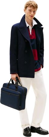 Сумка для ноутбука Tommy Hilfiger Repreve з ременем для візка, чорна (Black) - Універсальний розмір