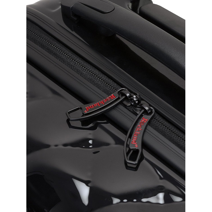 Набір валіз Rockland Quilt Hardside, розширюваний, 3 шт (20/24/28 дюймів), чорний