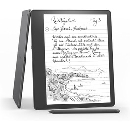 Kindle Scribe (2022) – електронна книга та цифрове блокнот з Paperwhite екраном (10.2 дюйми, 300 ppi), 64 GB, стилус, 3 місяці Kindle Unlimited