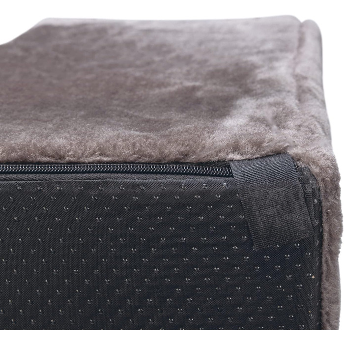 Сходинки для собак Karlie Easy Step - м'який матеріал, дерево, сірий, 60x45x40 см