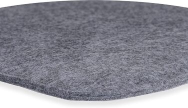 Набір із 4 фетрових подушок для стільців Sunnypillow 35x35 см, квадратні, сірої, для стільців і лавок, для дому та вулиці