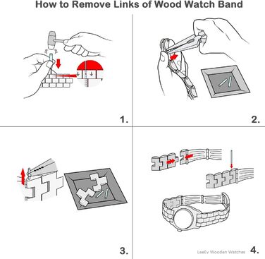 Чоловічий дерев'яний годинник Uwood серії Uw1001zebrablack: ручне виробництво, кварцовий механізм, аналоговий стиль, римські цифри, сандалове дерево, вінтажний дизайн
