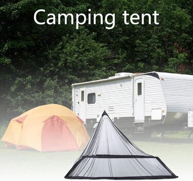 PLCPDM Camping Bed Mosquito Net Carrying Bag Triangular Mosquito Net Outdoor Bug Net Camping