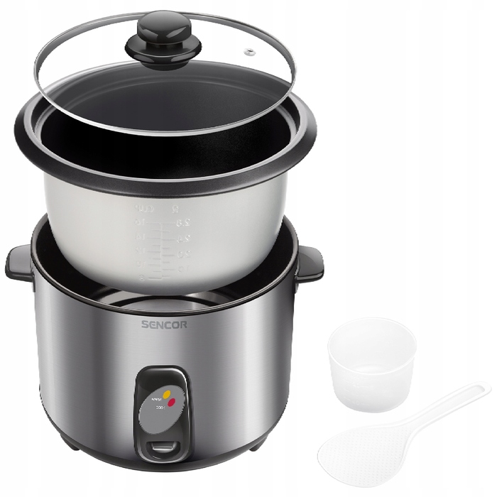 Рисоварка Sencor SRM 2800SS, 2,8 л, нержавіюча сталь