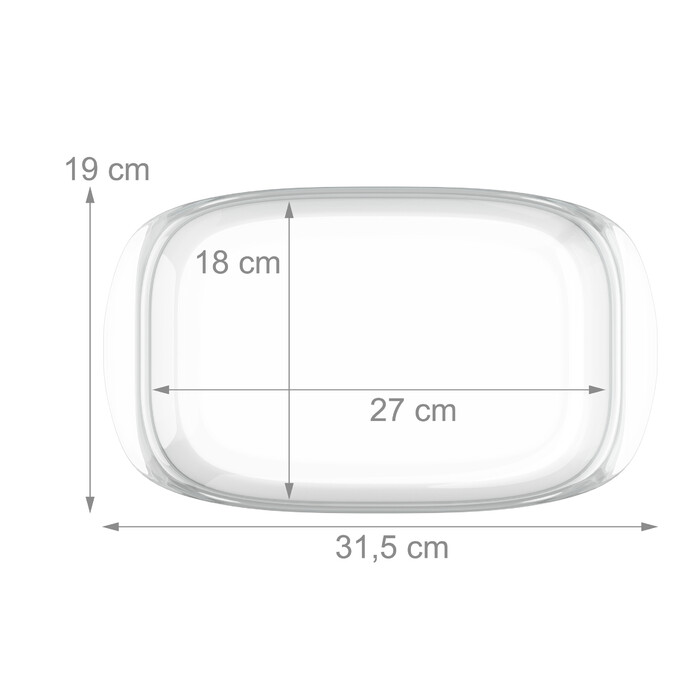 Relaxdays Casserole Dish with Lid, 4.5 l