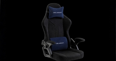 Ігрове крісло Delagear G 414, чорна тканина