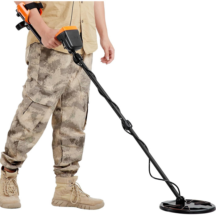 Металдетектор VEVOR Profi: професійний прилад для пошуку металу з котушкою 30 см, 7 режимів, водонепроникність IP68 (глибина занурення до 3 м), золотий шукач, регульована ручка, Bluetooth-гарнітура, точне визначення місця розташування (25,4 см)