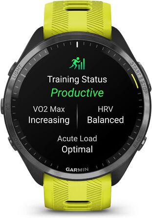 Розумний годинник Garmin Forerunner 965 для бігу, з кольоровим AMOLED-дисплеєм, вимірюванням тренувань та відновлення, кольори: білий та сірий