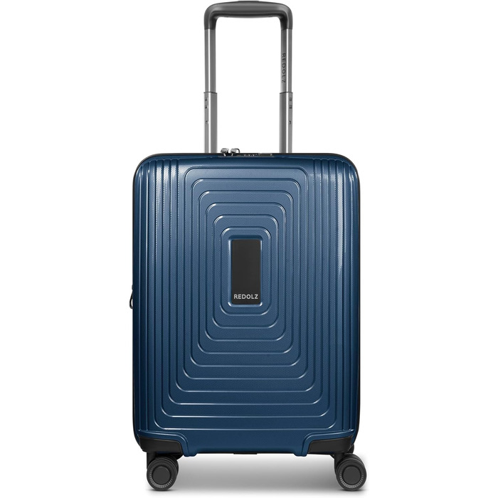 REDOLZ Trolley великий, розширюваний | 52 x 34 x 77 см | 123-140 л | 4.4 кг (Essentials 14) | Dark Blue Metallic