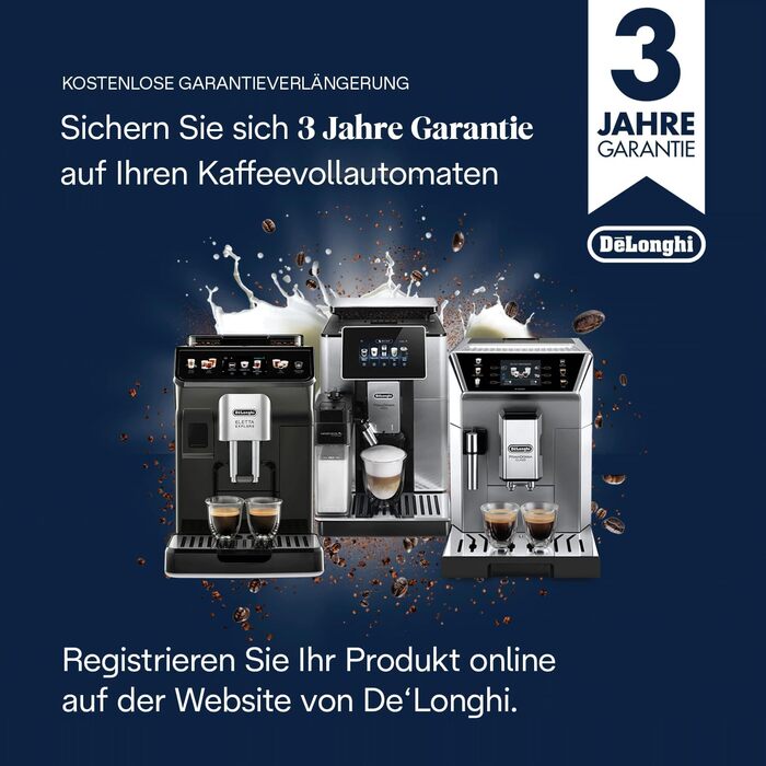 De'Longhi PrimaDonna Class ECAM 550.85.MS fully automatic coffee machine with LatteCrema milk system, cappuccino and espresso at the touch of a button, 3.5 inch TFT color display and app control, silver