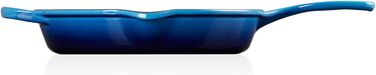 Сковорода Le Creuset Signature 26 см, чавунна, висока, для смаження та сервірування, універсальна для всіх плит і духовок, 2 л, колір Azure