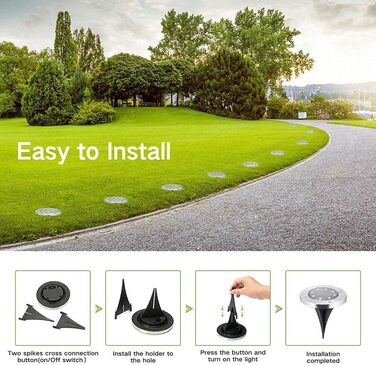 Joomer Solar Ground Lights - Set of 12