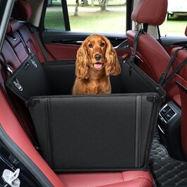 KYG Dog Car Seat - Extra Stable, Waterproof, Non-Slip - Reinforced Dog Seat for Medium & Large Dogs - L: 70x55x36cm