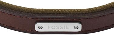Чоловічий шкіряний ремінець Fossil з пряжкою (Горіхово-коричневий)