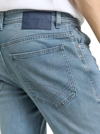 Джинси чоловічі TOM TAILOR TTJOSH Regular Slim з еластаном, синьо-сірі (34W/34L)